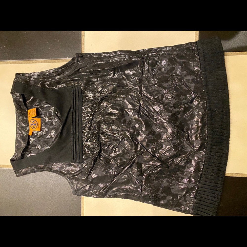 Black Tory Burch nice blouse.